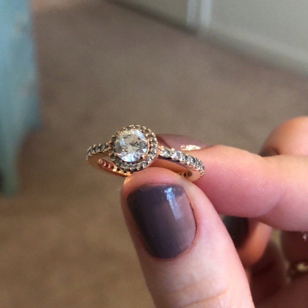 Rose Gold Pandora Ring